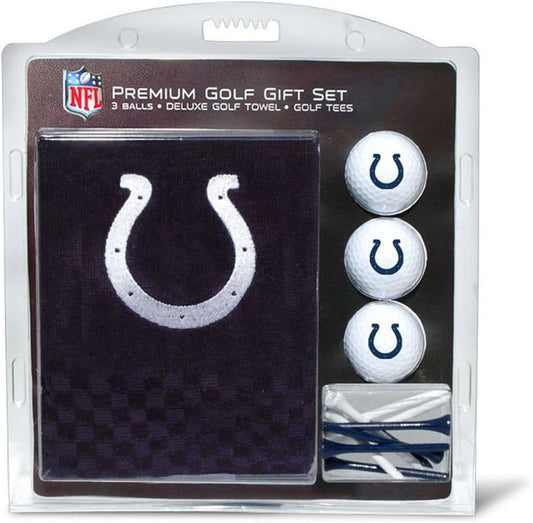 Premium NFL Gift Set: Embroidered Deluxe Towel, 3 Balls, 14 Tees (2-3/4" Reg.)