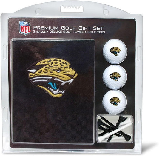 Premium NFL Gift Set: Embroidered Deluxe Towel, 3 Balls, 14 Tees (2-3/4" Reg.)